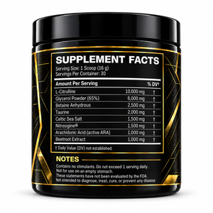 “Pump Matrix” Non-Stim Preworkout